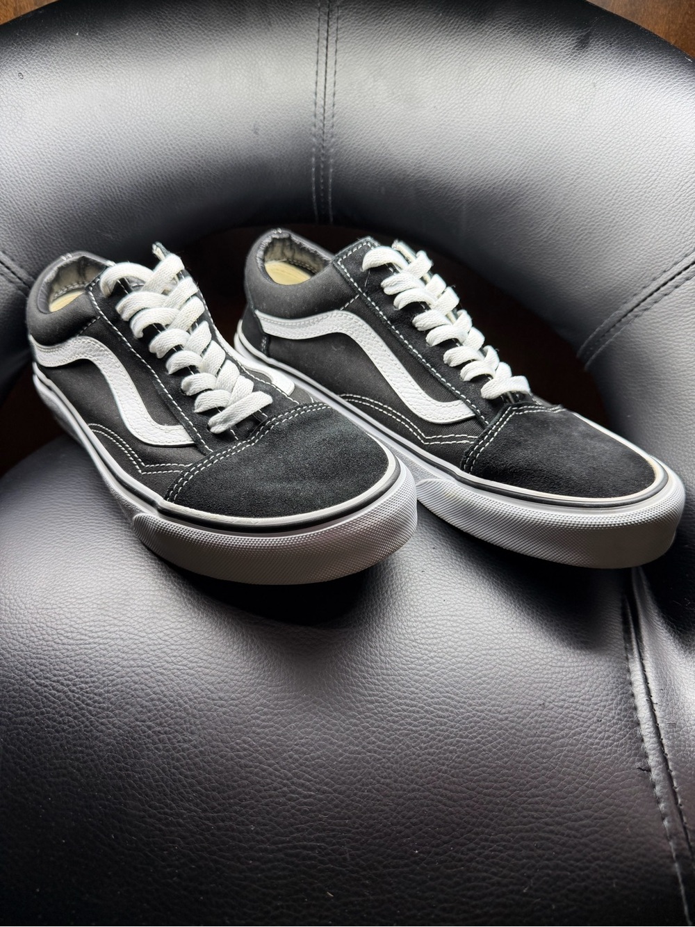 Classic black old skool vans